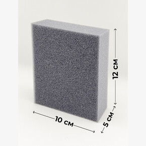 Автомобильная губка черная химостойкая GRASS 120*100*50 мм. (1*200)